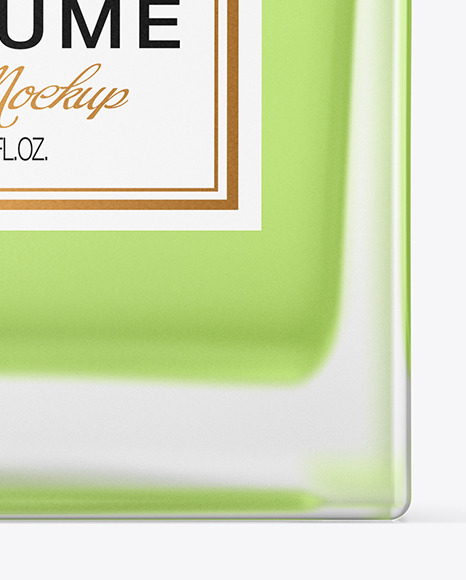 30ml Frosted Glass Perfume Bottle Mockup