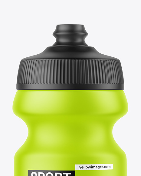 Matte Sport Bottle Mockup