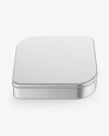 Metallic Tin Box Mockup