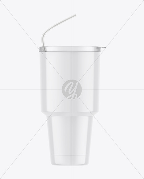 Glossy Thermo Cup Mockup