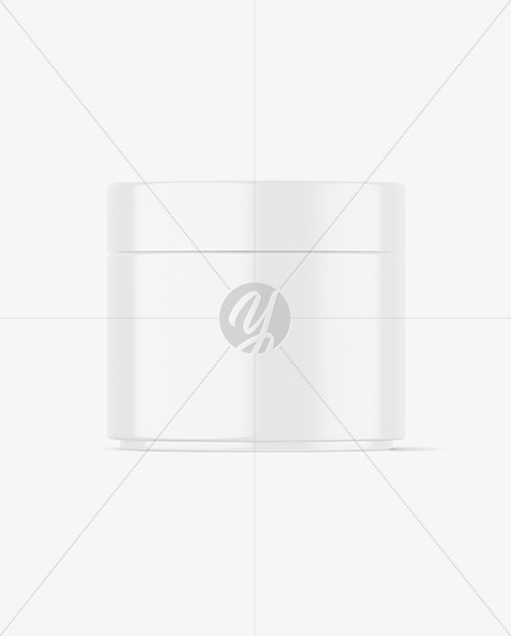 Glossy Cosmetic Jar Mockup