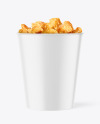 Matte Bucket With Chicken Mockup