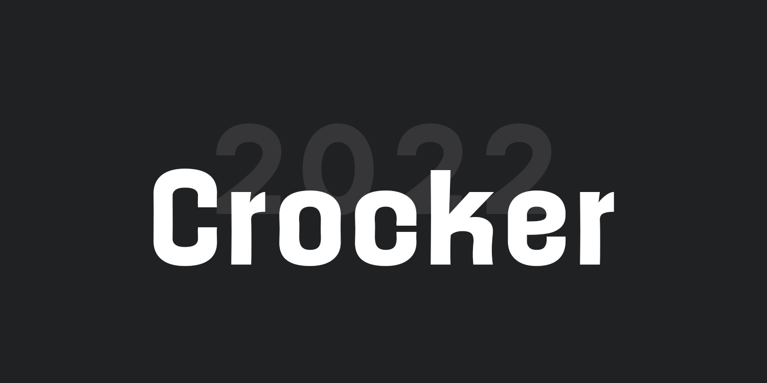 Crocker Display Typeface Crocker Display Typeface