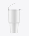 Matte Thermo Cup Mockup