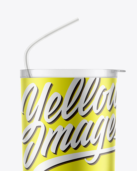 Metallic Thermo Cup Mockup