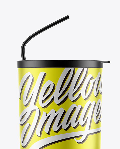 Metallic Thermo Cup Mockup