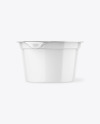 Glossy Yogurt Cup Mockup