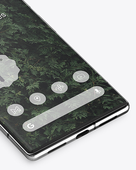 Google Pixel 6 Pro Stormy Black Mockup