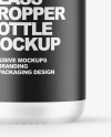 Frosted Glass Dropper Bottle Mockup