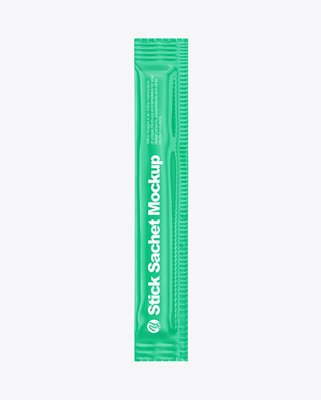 Glossy Stick Sachet Mockup