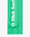 Glossy Stick Sachet Mockup