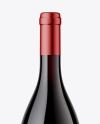 Red Wine Bottle Mockup