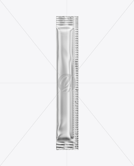 Metallic Stick Sachet Mockup
