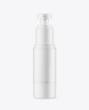 Matte Cosmetic Airless Bottle Mockup