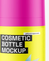 Matte Cosmetic Airless Bottle Mockup