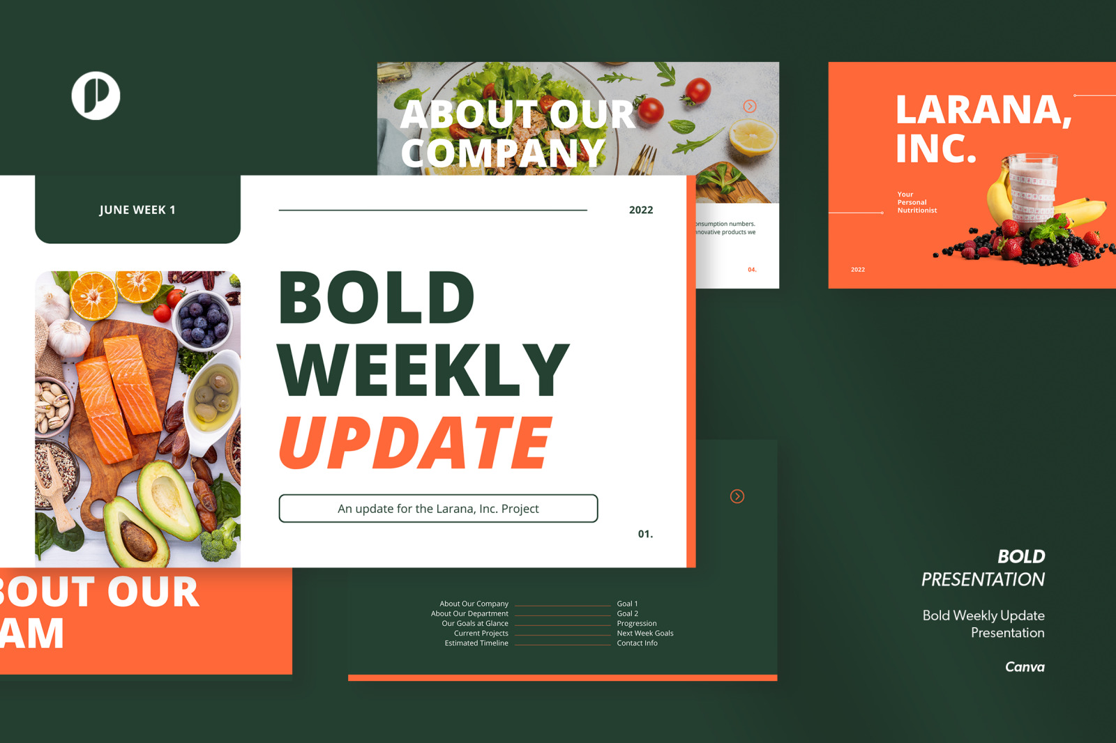 White Bold Weekly Update Presentation White Bold Weekly Update Presentation