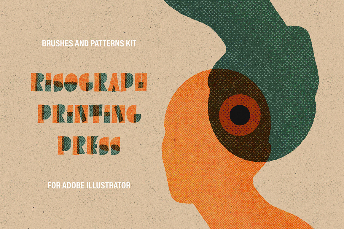 Printing Press Illustrator Brushes Printing Press Illustrator Brushes