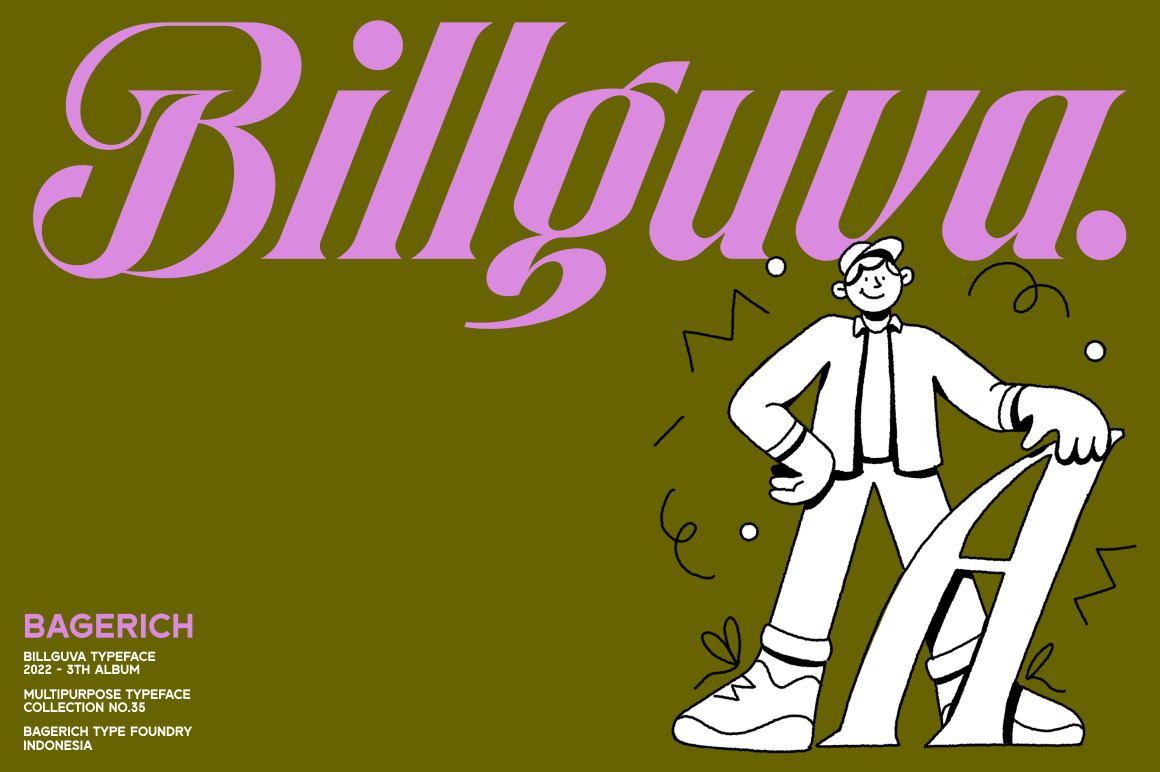 Billguva Typeface Billguva Typeface