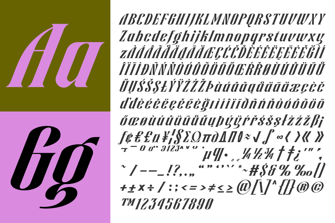 Billguva Typeface Billguva Typeface
