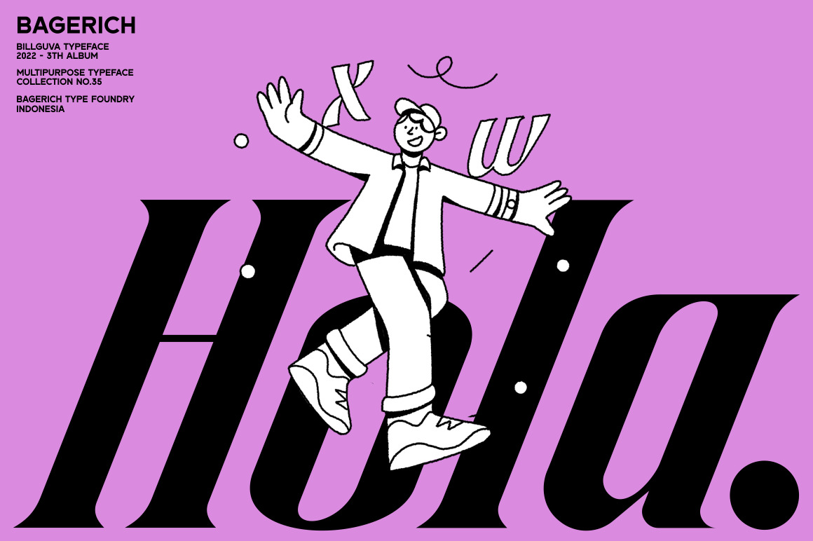 Billguva Typeface Billguva Typeface