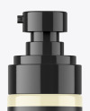 60ml Clear Cosmetic Bottle with Pump Mockup 60ml Clear Cosmetic Bottle with Pump Mockup