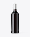 Red Wine Bottle Mockup