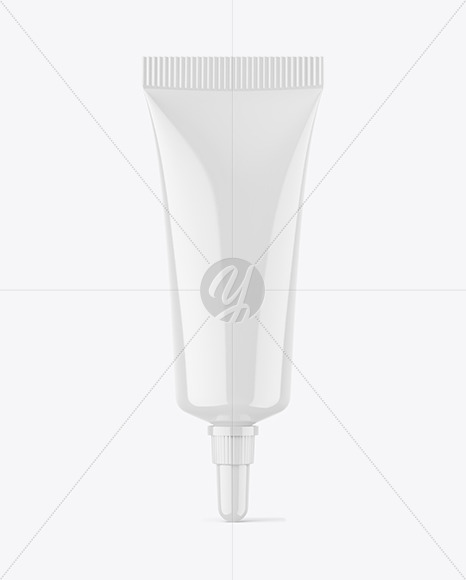 Glossy Cosmetic Tube Mockup