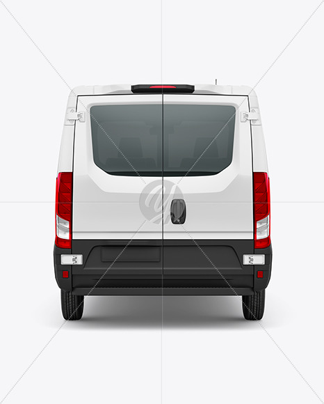 Van Mockup - Back View