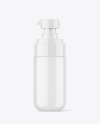 30ml Clear Cosmetic Bottle with Pump Mockup