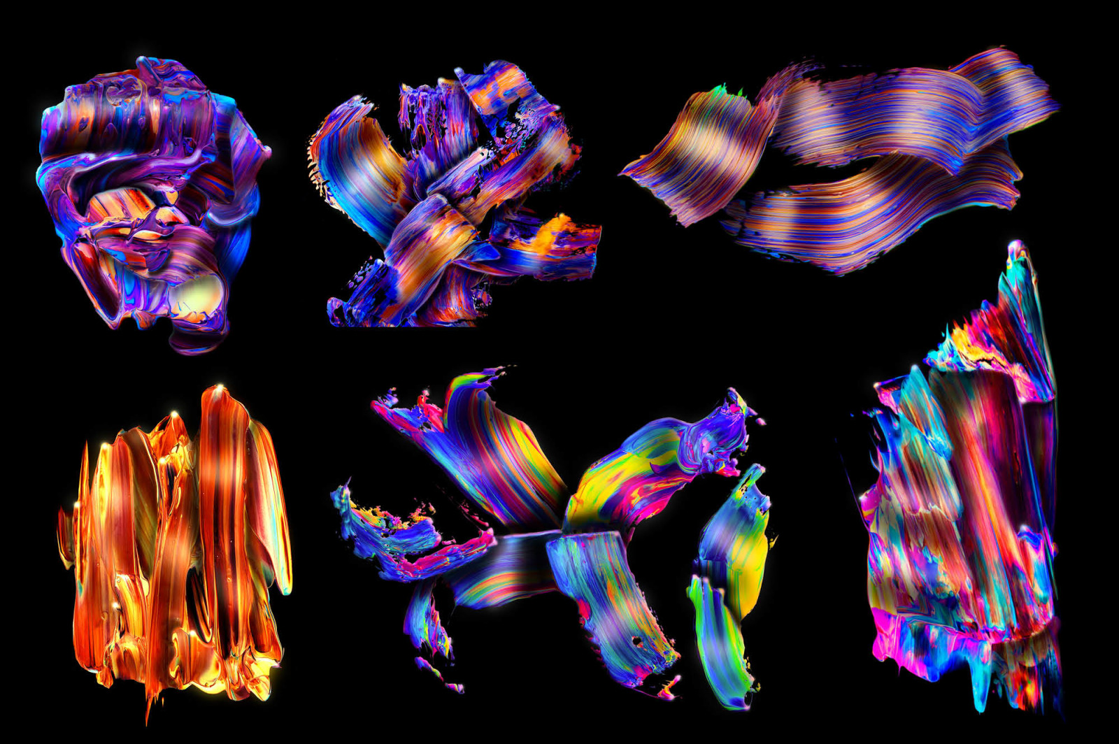 Transcend: Glimmering Paint Textures Transcend: Glimmering Paint Textures