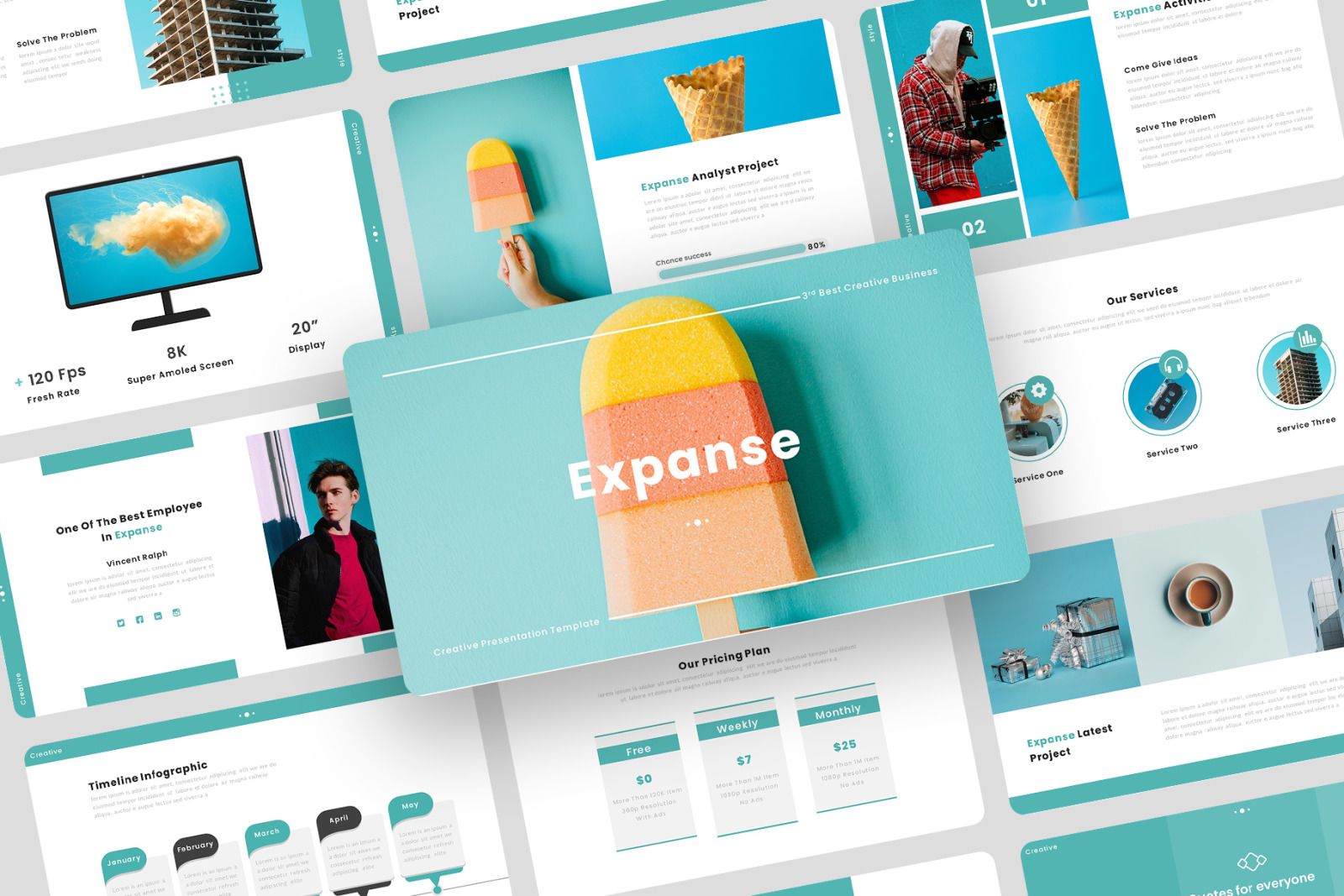 Expanse - Creative Business PowerPoint Template Expanse - Creative Business PowerPoint Template