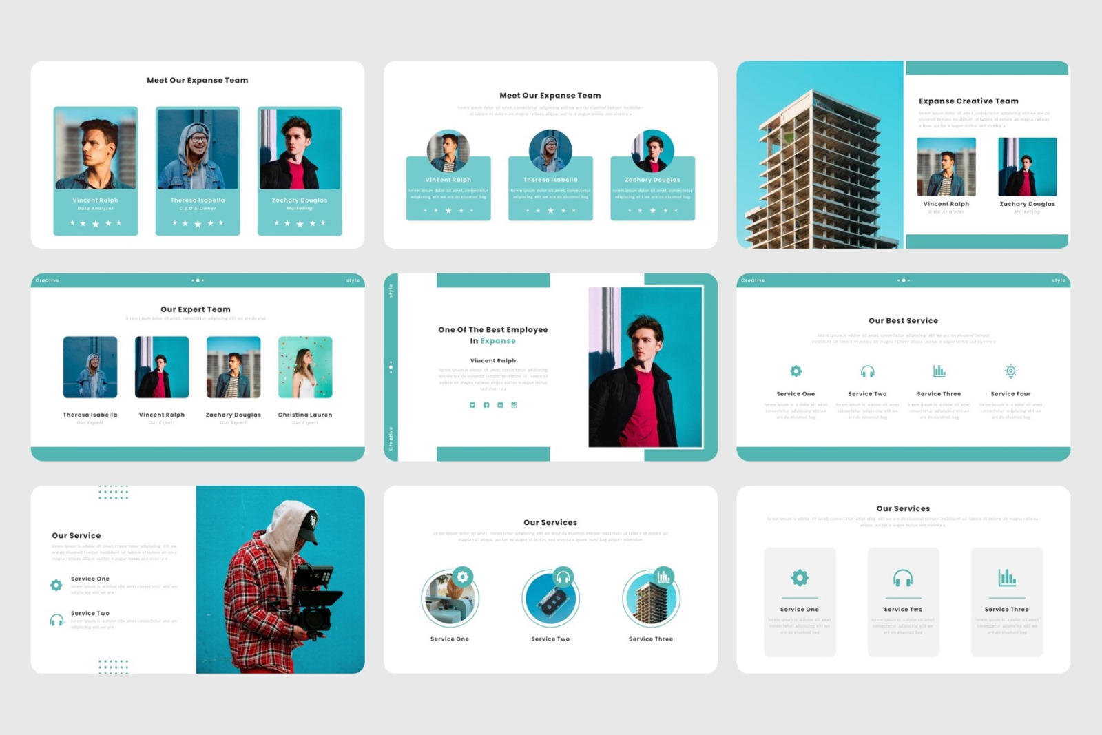 Expanse - Creative Business PowerPoint Template Expanse - Creative Business PowerPoint Template