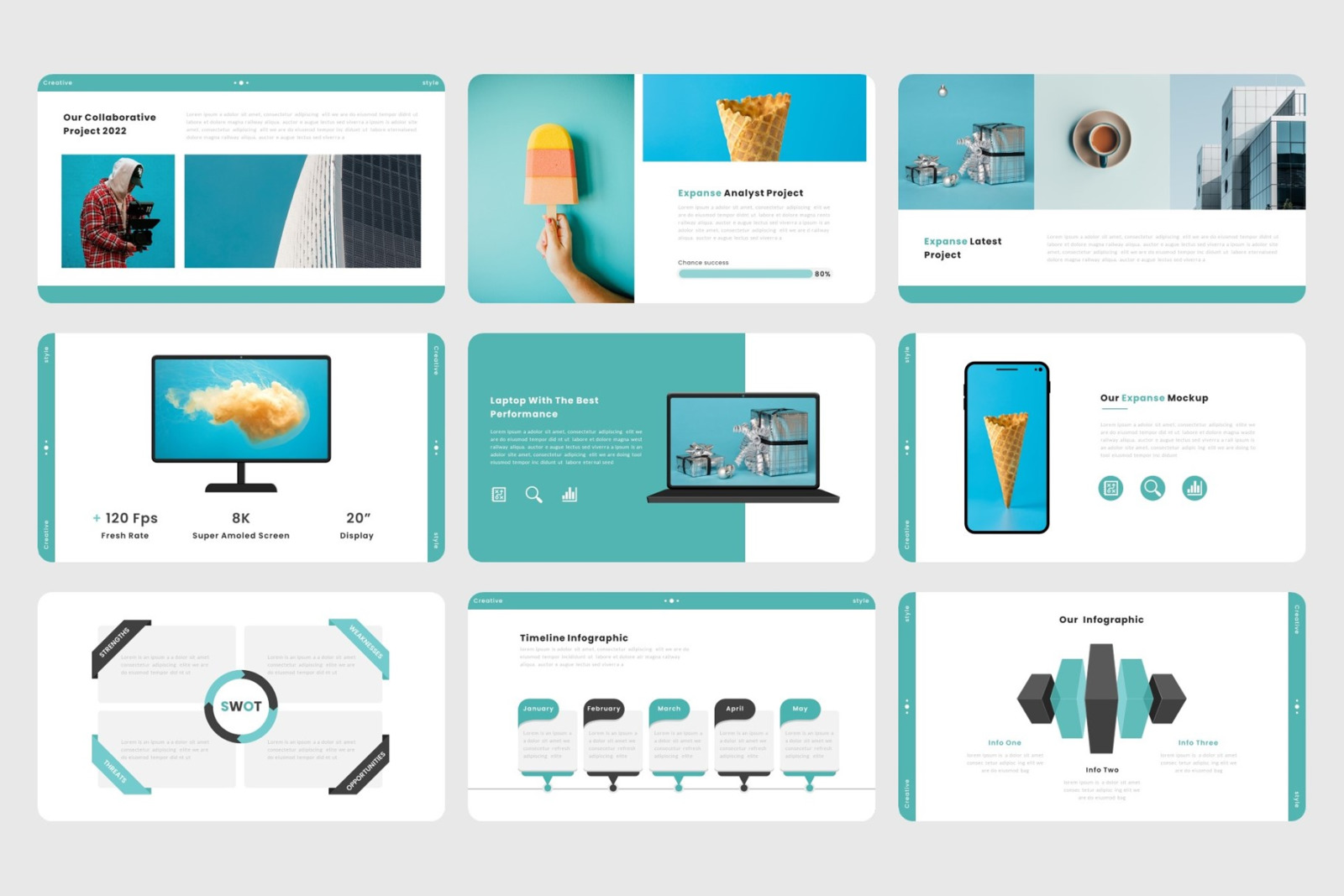 Expanse - Creative Business PowerPoint Template Expanse - Creative Business PowerPoint Template
