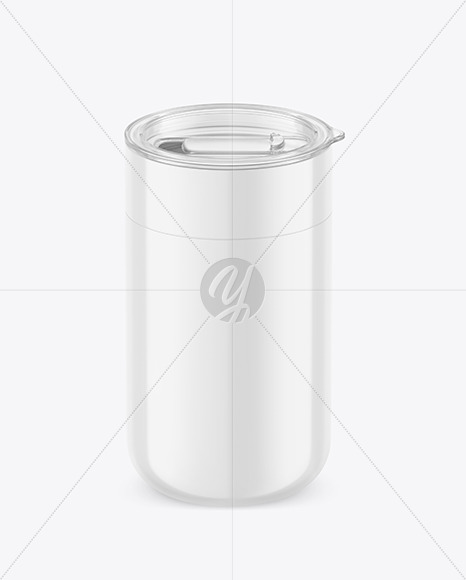 Glossy Skinny Tumbler Mockup