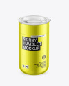 Metallic Skinny Tumbler Mockup