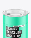 Textured Skinny Tumbler Mockup