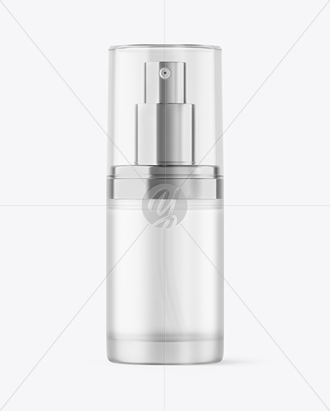 Frosted Clear Spray Bottle Mockup