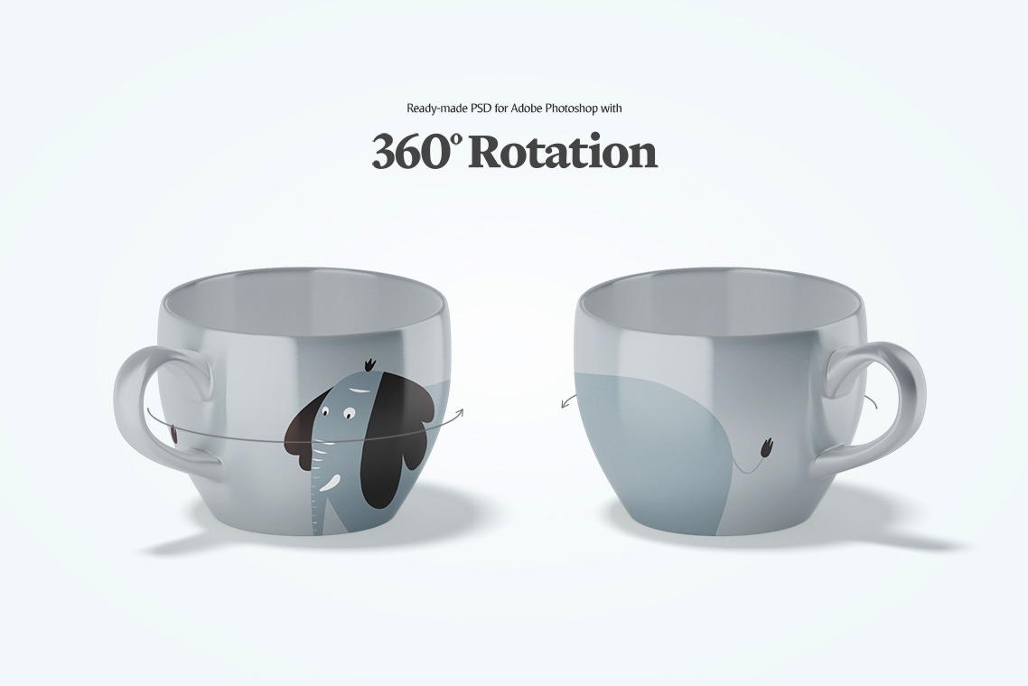 Jumbo Mug Animated Mockup 18oz