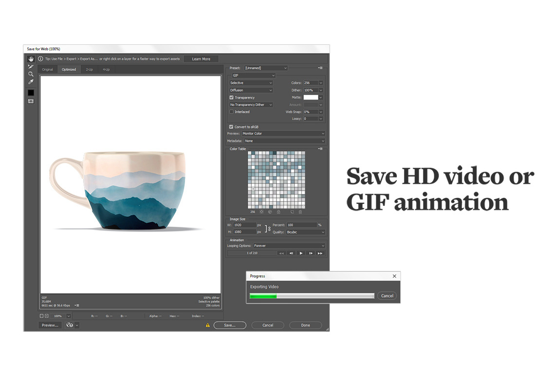 Jumbo Mug Animated Mockup 18oz Jumbo Mug Animated Mockup 18oz