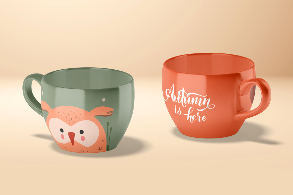 Jumbo Mug Animated Mockup 18oz