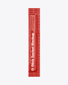 Paper Stick Sachet Mockup