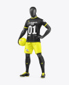 Soccer Player Mockup - Half Side View