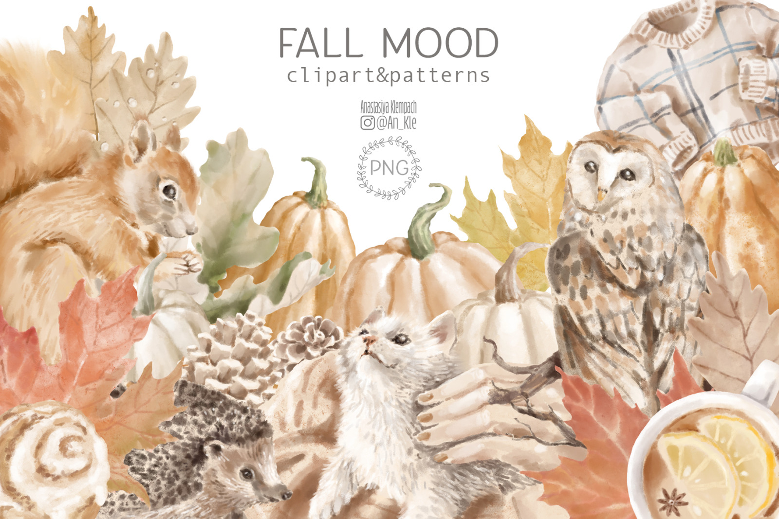 Autumn mood clipart