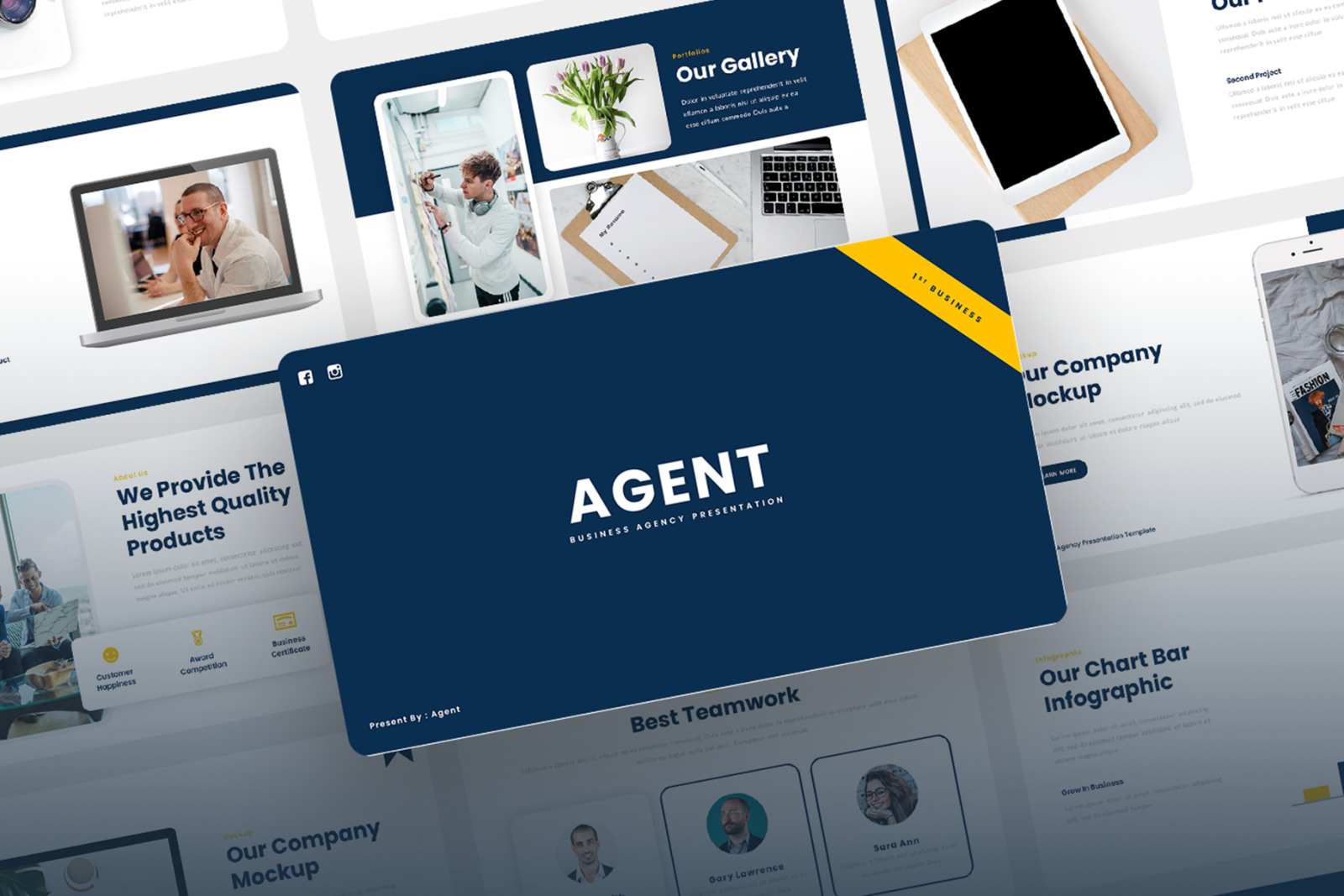 Agent - Business Agensy PowerPoint Template