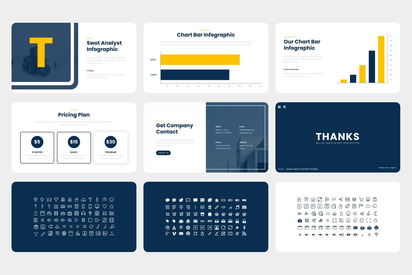 Agent - Business Agensy Google Slides Template Agent - Business Agensy Google Slides Template