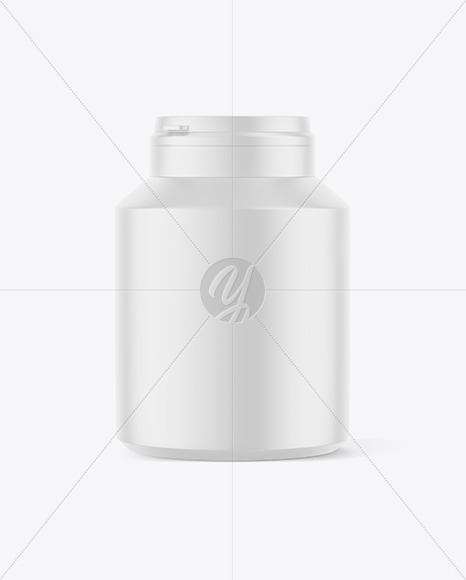 Matte Plastic Jar Mockup