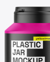 Matte Plastic Jar Mockup