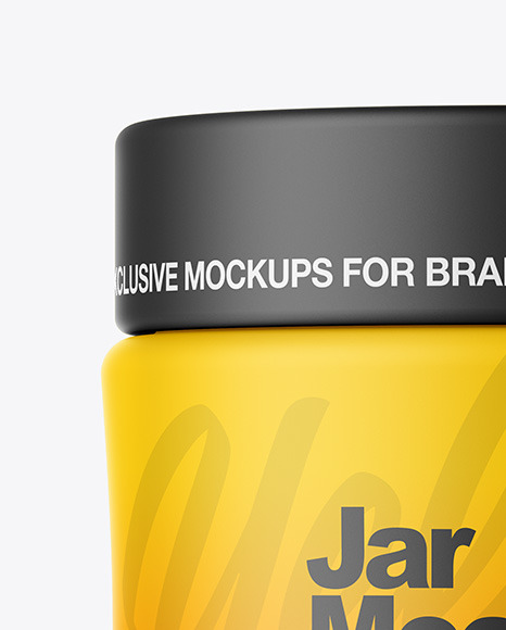 Matte Jar Mockup