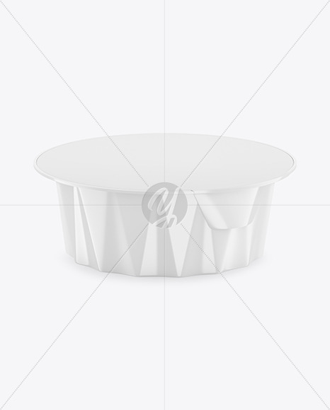 Glossy Plastic Cup Mockup