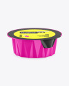 Glossy Plastic Cup Mockup